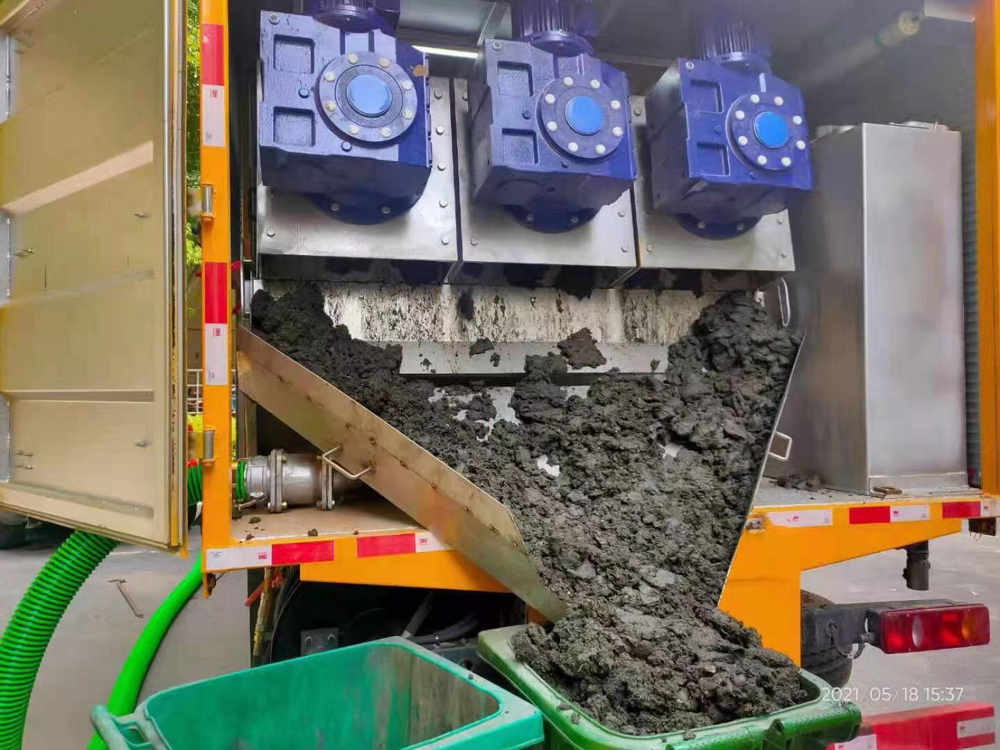 岚县化粪池清掏城市维护站-泥浆净化干湿分离处理